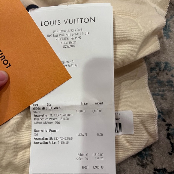 Louis Vuitton Damier Ebene NeoNoe - Picture 13 of 13